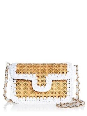 Caterina Bertini Woven Shoulder Bag
